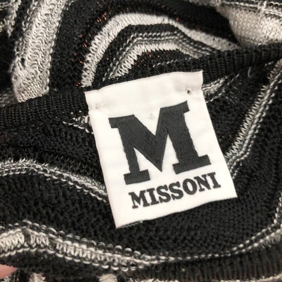 Missoni Retro Balloon Sleeve Chevron Knit Dress - Picture 3 of 5